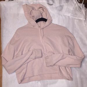 Light pink crop sweatshirt